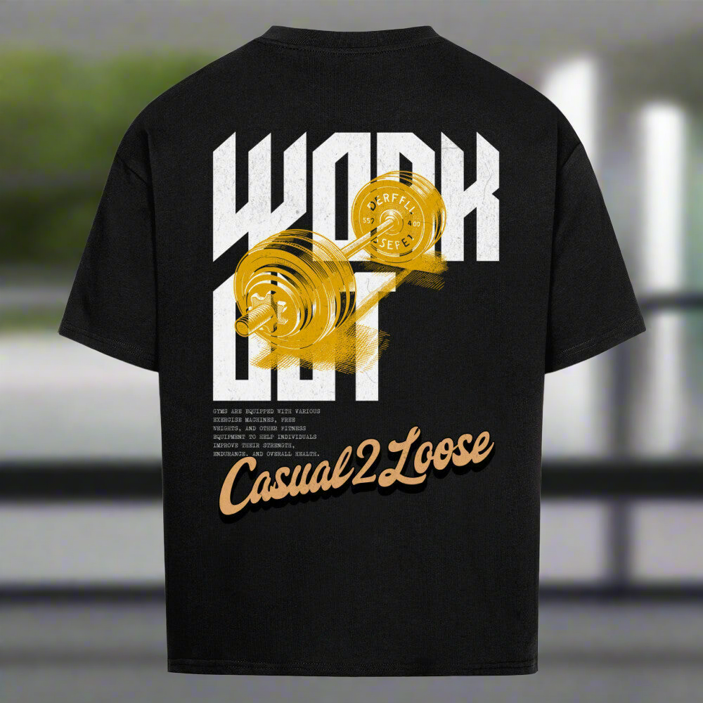 Work Out VACANCY Oversized Shirt