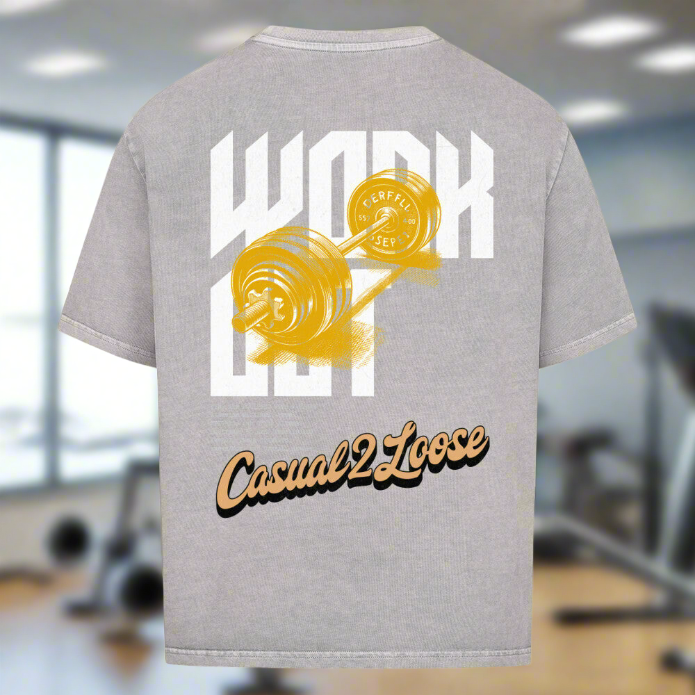 Work Out VACANCY Oversized Shirt